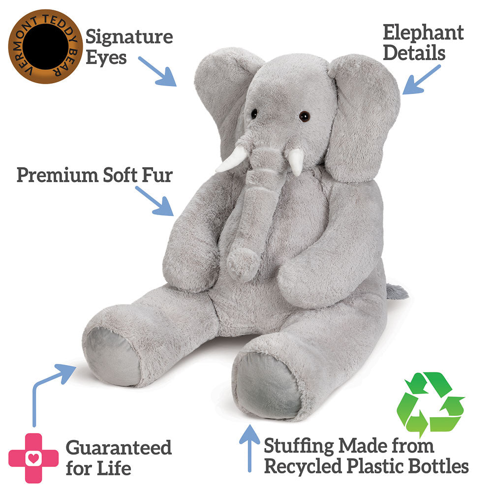 6 Ft. Giant Cuddle Elephant